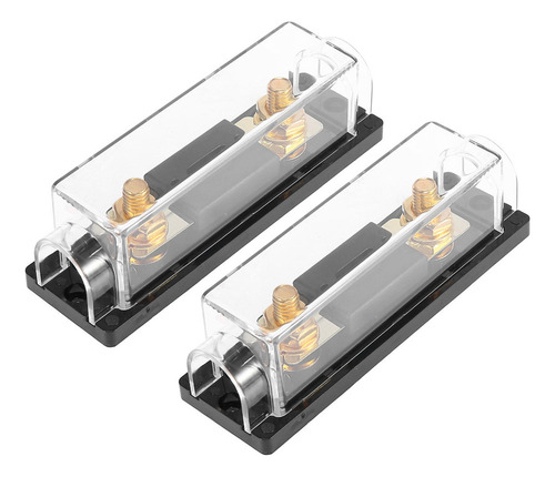 2 Portafusibles Anl Con Fusible Anl 200 Amp For Audio Auto