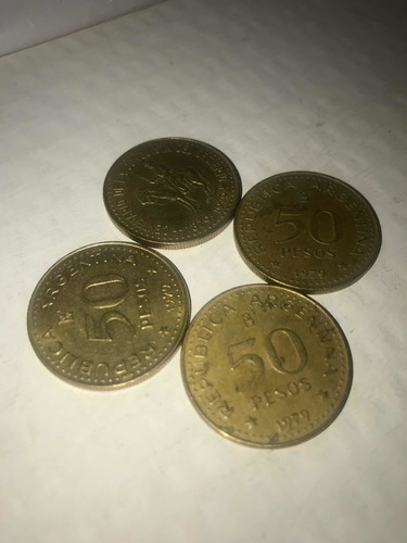 Lote 24 Monedas 50 Pesos Argentina 1979 Conquista Desierto