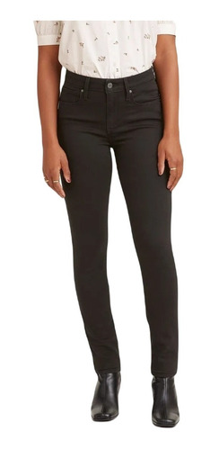 Pantalon Jean Levis 721 Mujer High-rise Skinny Soft Black