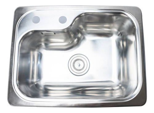 Pileta Cocina Simple Acero Diva H55 55x41,5x21 Con Orificio
