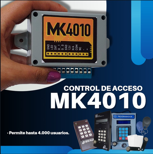 Módulo Sistema Puerta Portón Llave Pin Magnética Ascensores