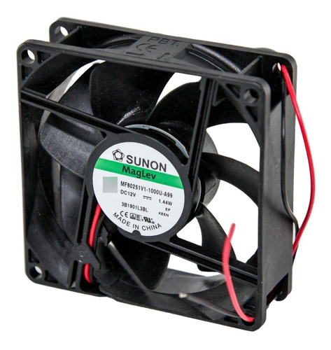 Cooler Fan Magnetica Sunon 80x80x25mm 3000rpm 12v Silen Htec