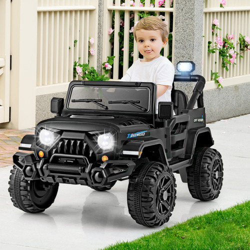 Carrito Eléctrico Para Niños Con 3 Velocidades 12v Black Gpl