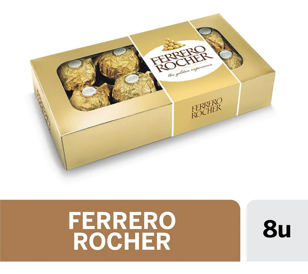 Bombón Ferrero Rocher Estuche 8 Unidades