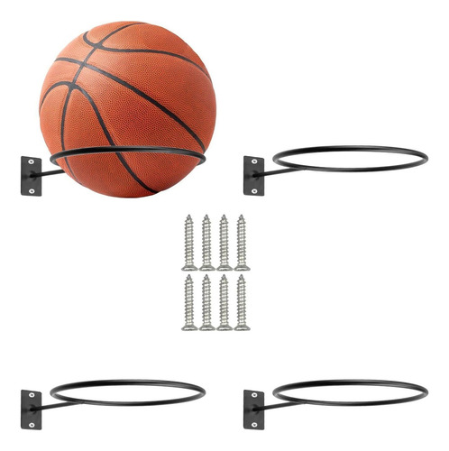 Pelota De Pared De Metal, Montaje En Pared Baloncesto 4 Pcs