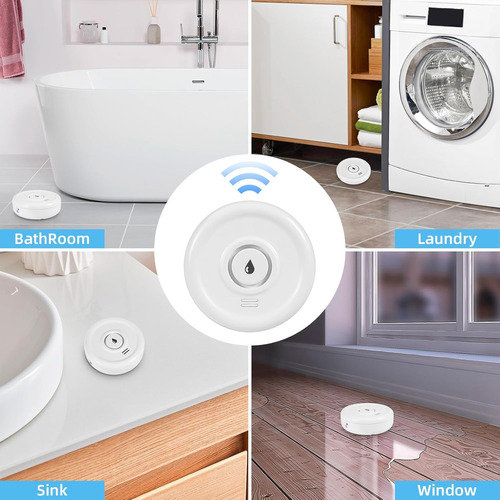 Detector De Agua Wifi Para El Hogar, Sensor Inteligente De A