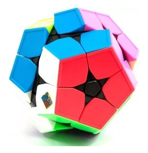 Cubo de dodecaedro Rubik Megaminx 2x2 Moyu Kilominx Meilong S/b Stiker Less Structure Color