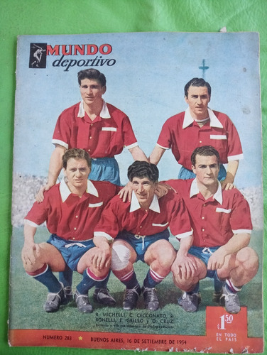 Mundo Deportivo 283 16/9/1954 Independiente Delantera