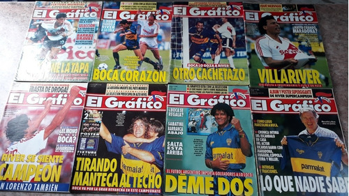 El Gráfico. Año 1994. Lote De 24 Revistas. Muy Buen Estado. 