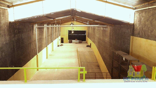 Galpão Para Alugar, 1100 M² Por R$ 17.000,00/mês - Vila Bela - São Paulo/sp - Ga0042