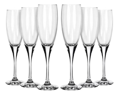 Copas De Champagne Elegantes Espumante Nadir 190ml  X6