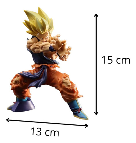 Figura De Acción Colección Goku Ssj Lanzando Kamehameha Dbz