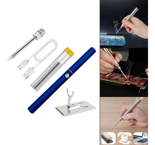 . Kit De Soldador Inalámbrico Con Puntas B B B 16cm
