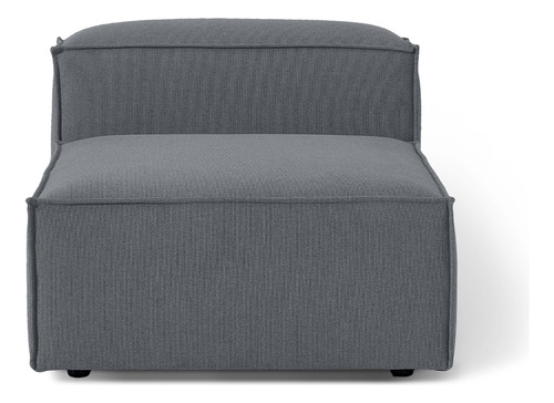 Sillón Modulo Central Latt Lino Soft Color Gris Oxford