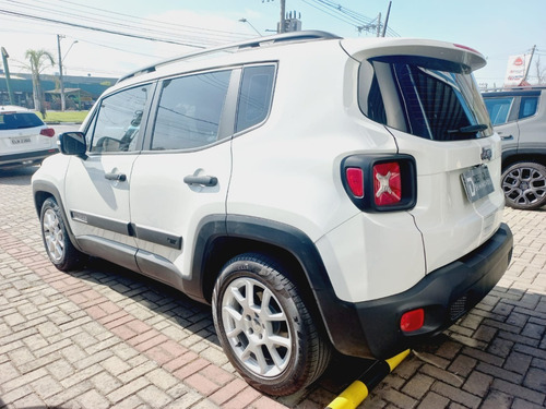 Imagem 8 de 15 de Renegade Sport 1.8 Flex Aut 2019 Branco