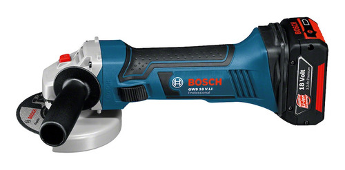 Esmeril Angular Inal. 4 1/2 Bosch Gws 18v-li 18v