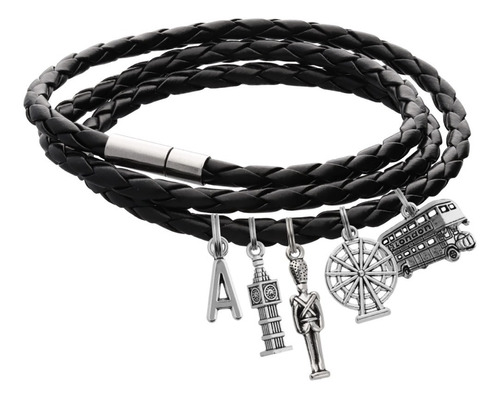 Pulsera Londres Viajero Brazalete London Dije Big Ben Letra