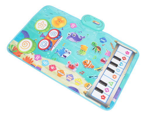 Tambor Musical Mat Baby 2 Sticks, Impermeable, Para Aprendiz