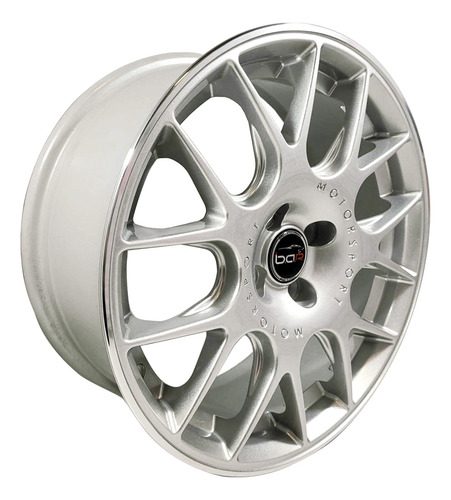 Kit 4 Rodas Aro 15x6 Bbs Morgan 4x100 Prata