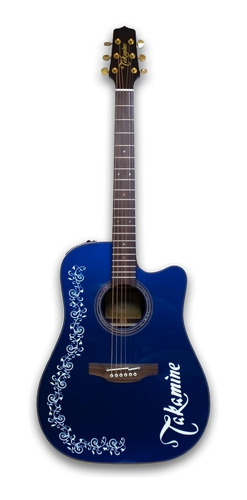 Guitarra Takamine P5dc Modificado Ornamento Tornasol