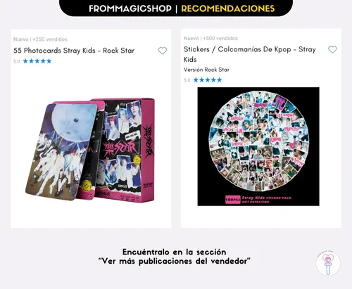 Stray Kids Mini Álbum Rock Star (roll + Rock Set) Ooxx