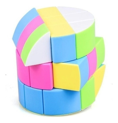 Cubo mágico profesional 3x3x3 Heshu redondo sin pegatina