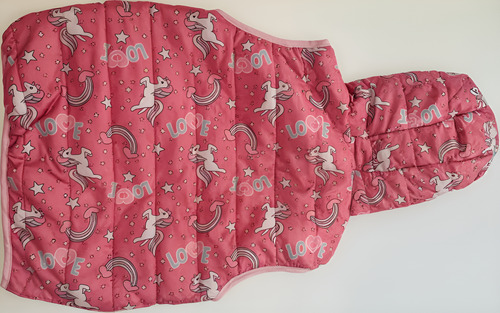 Chaleco Unicornio Talle 2 Con Peluche (Usado)