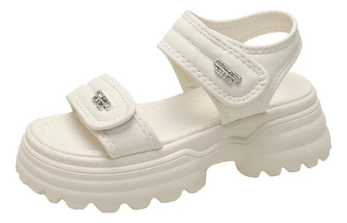 Sandalias De Playa Con Plataforma Para Mujer, Tacón Grueso,