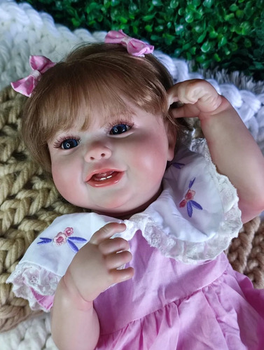 Bebé Reborn Original Vinilo Cuerpo Completo Jena Doll