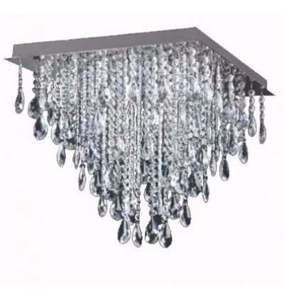 Colgante   4 Luces Cristal De Led Black Nights