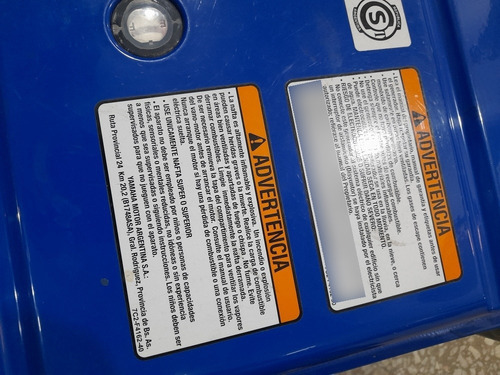 Imagen 14 de 16 de Grupo Electrogeno Generador Yamaha Ef 2600 Fw En Motoswift