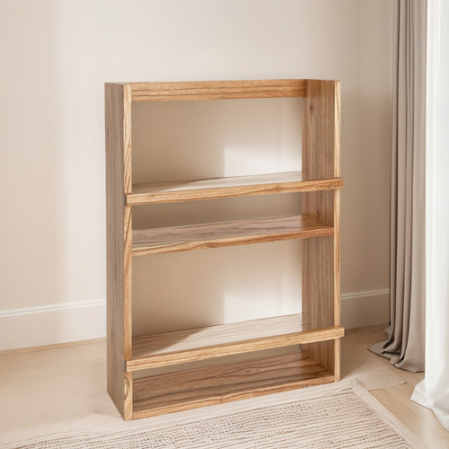 Biblioteca De Pared Blass Organizador Estantes Madera Kikely
