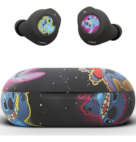 Ijoy Auriculares Kawaii De Lilo Y Stich Con Funda Bluetooth