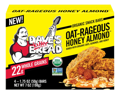 Dave's Killer Bread Barritas Organicas Con Miel Y Almendra O