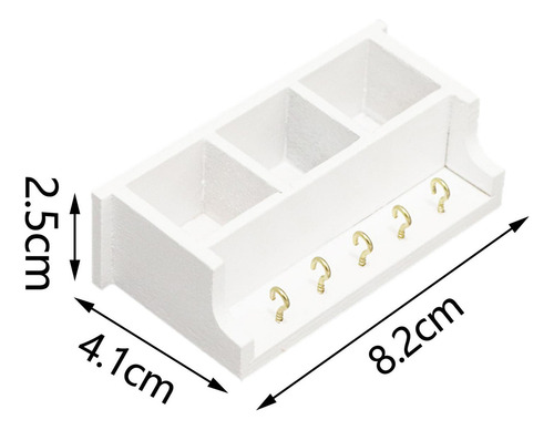 Estante De Almacenamiento For Casa De Muñecas En Miniatura