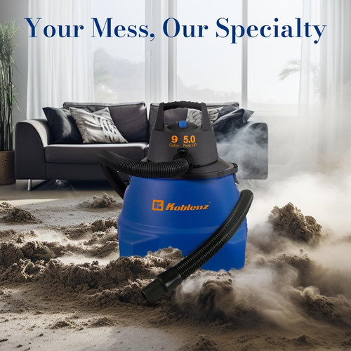 Aspirador Wet Dry Koblenz Wd-9 L212 34l 5hp Negro+azul
