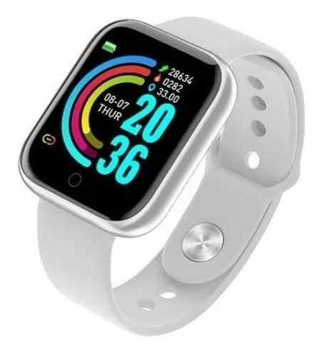 Imagen 1 de 9 de Reloj Inteligente Touch Smartwatch D20 Bluetooh Android