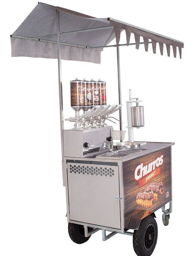 R2 R0080 Carrinho De Churros gourmet 4 doceiras