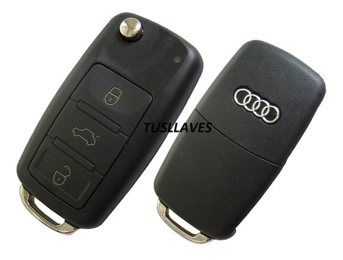Llave Audi Control Telemando Con Chip A3, A4, A6, Q7, S4, Tt
