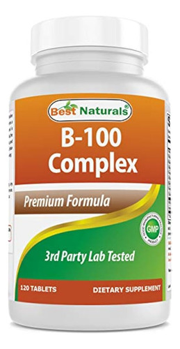 Best Naturals B-100 Complex Tablets (tiempo De Lanzamiento),