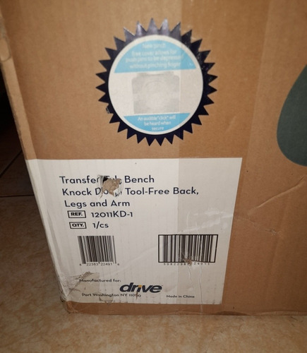 Banco De Baño Para Transferencia Drive Modelo 12011kd-1 (Usado)