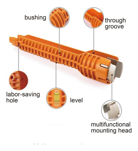 * Llave Multifuncional For Instalador De Grifo Y Fregadero