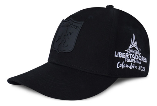 Gorra América De Cali Oficial Conmebol Libertadores Negra