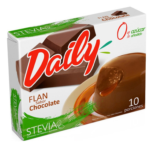 Flan De Chocolate Con Stevia Daily Postre Sin Azúcar