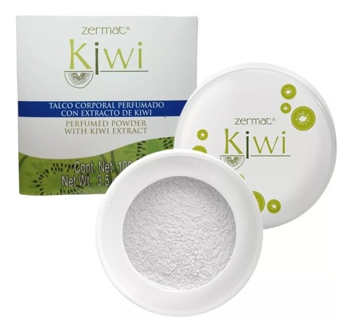 Paquete De Dos Talqueras Corporales Kiwi Zermat