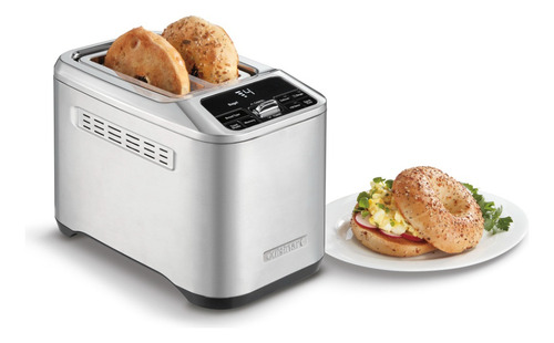 Tostadora motorizada Cuisinart Toaster de acero inoxidable, color: acero inoxidable