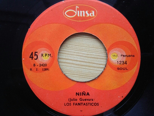 Mundo 45 Vinilo Los Fantasticos Muchachita De Siempre