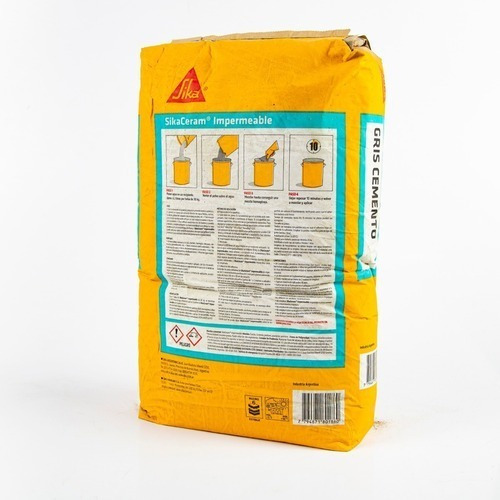 Pegamento P/ Ceramica Y Azulejos 30 Kg Sikaceram Impermeable