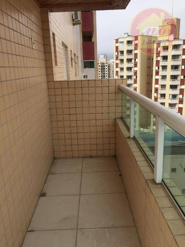 Apartamento Com 3 Dormitórios À Venda, 86 M² Por R$ 480.000,00 - Vila Guilhermina - Praia Grande/sp - Ap4008