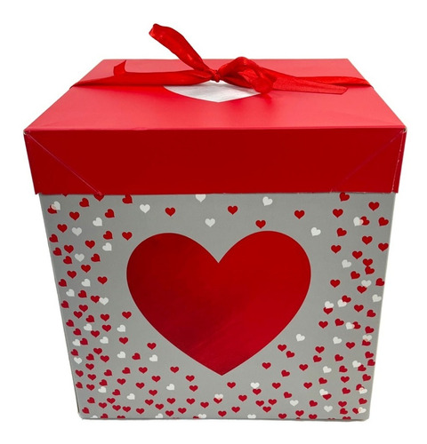 Pack 6 Cajas De Regalo Sorpresa Plegable 15cm Corazón 5130